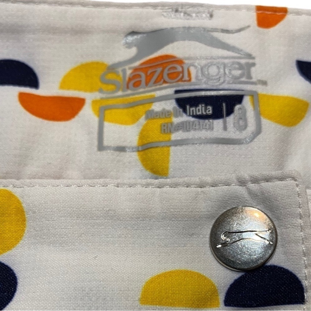 Slazenger Geo Print Golf / Tennis Skort 16” Size 8 - Picture 6 of 6